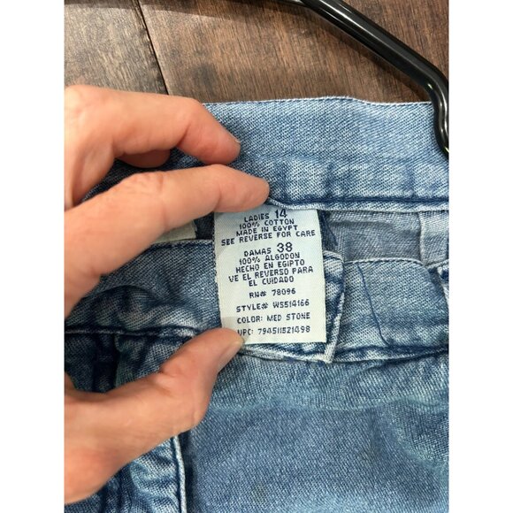 White Stag Womens Denim Shorts Pockets Size 10 Casual Summer Wear - Picture 6 of 9